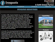 Tablet Screenshot of iroquoisind.com
